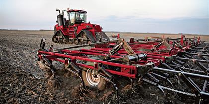 Case IH Tillage plow in field